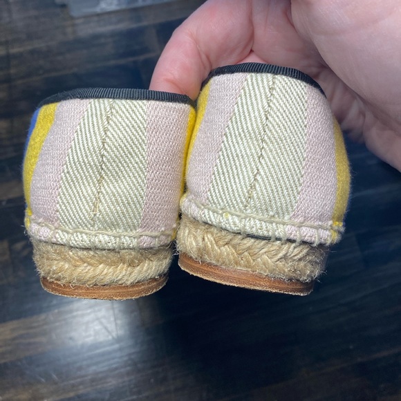 Celine Canvas Striped Espadrilles - Picture 5 of 12